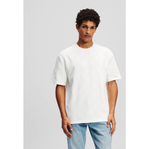 T-shirt Monogram Vérifié, , , Taille: L - Karl Lagerfeld - Modalova