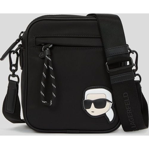 Ikon Nylon Crossbody Bag, Man, , Size: One size - Karl Lagerfeld - Modalova