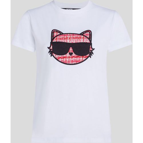K/ikonik Choupette Bouclé T-shirt, Woman, , Size: S - Karl Lagerfeld - Modalova