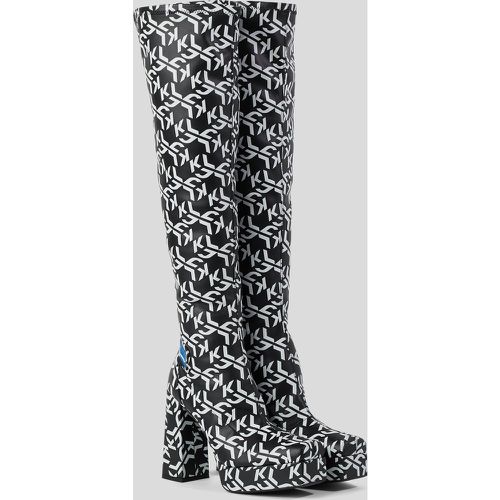 Kl Jeans Stak Heel Ii Boots, Woman, /, Size: 35 - Karl Lagerfeld - Modalova