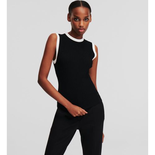 Knitted Tank Top, Woman, , Size: XS - Karl Lagerfeld - Modalova