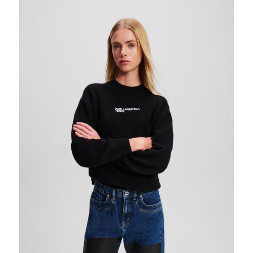 Klj Logo Sweater, Woman, , Size: S - KL Jeans - Modalova