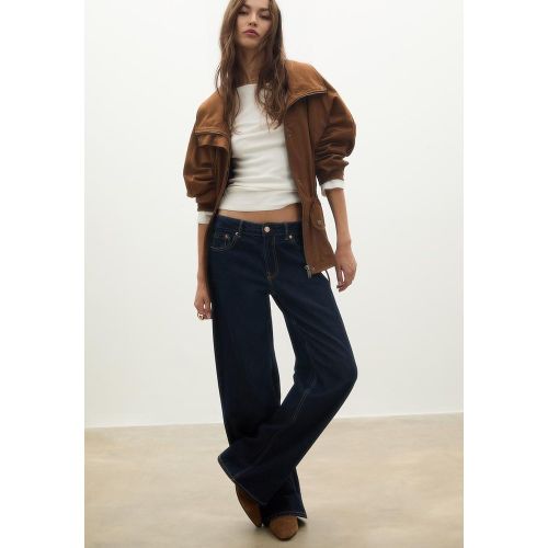 Parka mi-longue suédine XS - Stradivarius - Modalova