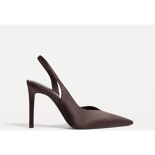 Escarpins à effet satiné 35 - Stradivarius - Modalova