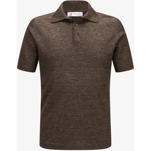 Polo-Shirt aus Leinen | Herren (56) - BRUNELLO CUCINELLI - Modalova