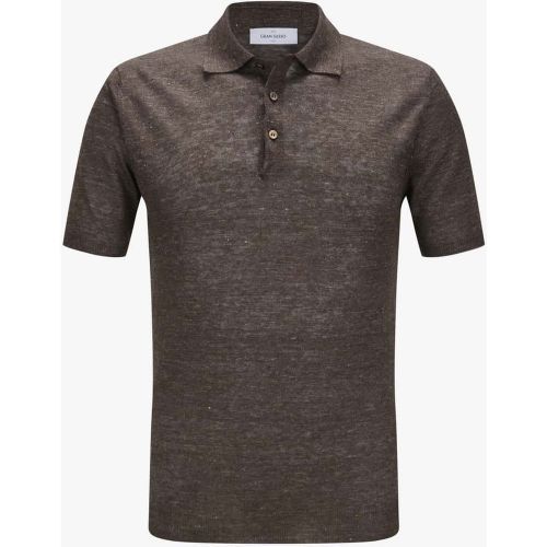 Leinen-Poloshirt | Herren (50) - Gran Sasso - Modalova