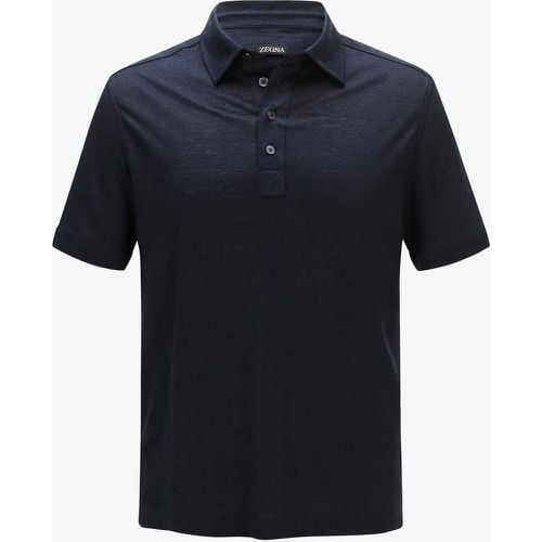 Leinen-Polo-Shirt Zegna - Zegna - Modalova