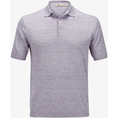 Leinen-Strick-Poloshirt | Herren (58) - Maurizio Baldassari - Modalova