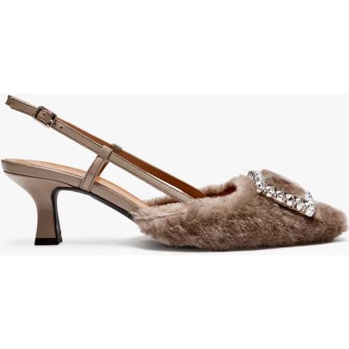 X LODENFREY Stefi Visone Slingback-Pumps | Damen (40) - Festa - Modalova