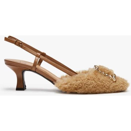 X LODENFREY Stefi Teddy Slingback-Pumps - Festa - Modalova