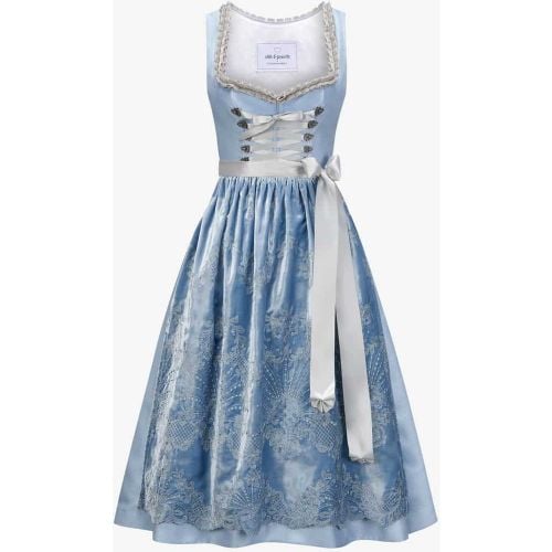 X LODENFREY Midi-Dirndl mit Samtschürze | Damen (34) - Silk & Pearls - Modalova