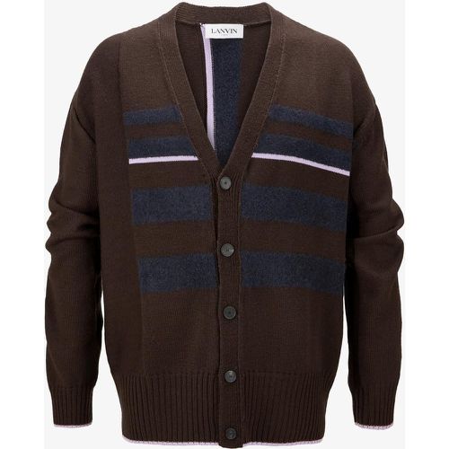 Woll-Strickjacke | Herren (S) - Lanvin - Modalova