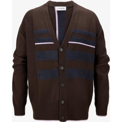 Woll-Strickjacke | Herren (XS) - Lanvin - Modalova