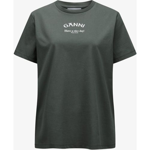 Ganni - T-Shirt | Damen (M) - Ganni - Modalova