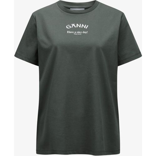 Ganni - T-Shirt | Damen (S) - Ganni - Modalova