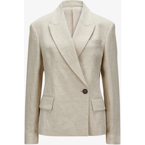 Leinen-Blazer | Damen (36;38;40) - BRUNELLO CUCINELLI - Modalova