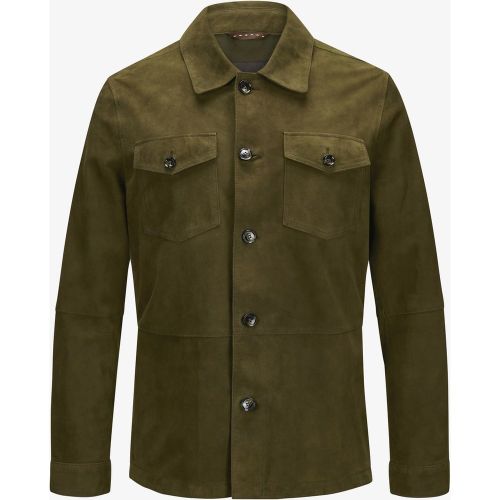 Leder-Shirtjacket | Herren (50) - Windsor - Modalova