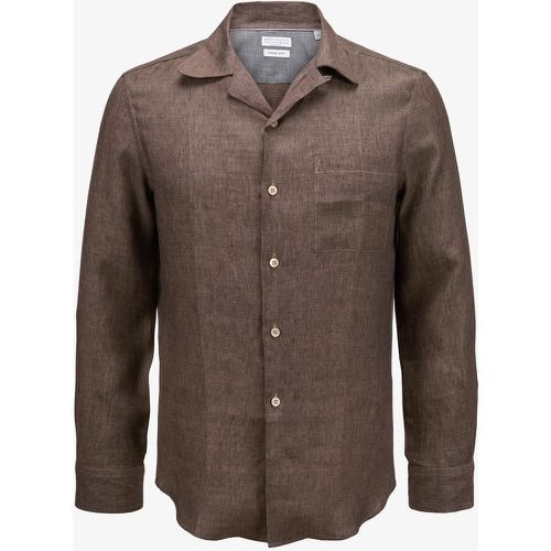 Leinenhemd Easy Fit | Herren (M) - BRUNELLO CUCINELLI - Modalova