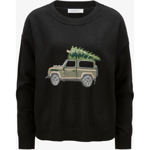 Cashmere Weihnachtspullover Geländewagen | Damen (M) - LODENFREY - Modalova