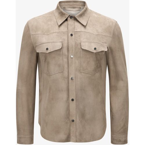 Leder-Shirtjacket | Herren (50) - Salvatore Santoro - Modalova