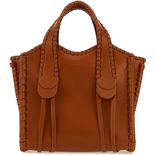 Stilvolle Lederhandtasche für Frauen - Chloé - Modalova