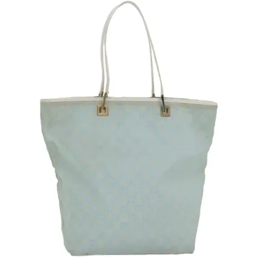 Pre-owned Tote Bags, female, , Size: ONE SIZE Pre-owned Canvas gucci-bags - Gucci Vintage - Modalova