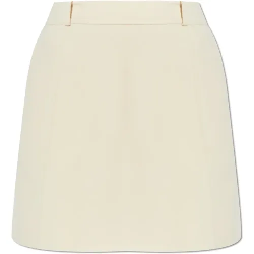 Short Skirts, female, , Size: XS Wool skirt - Jil Sander - Modalova