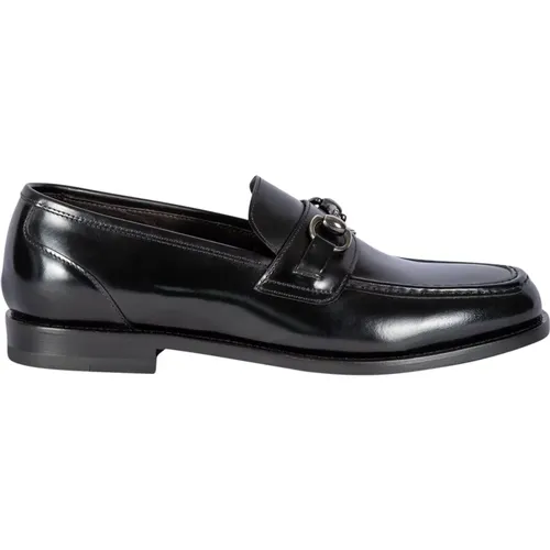 Calfskin Slip-On Flat Shoes , male, Sizes: 10 UK, 11 UK, 7 UK, 8 UK - Tagliatore - Modalova
