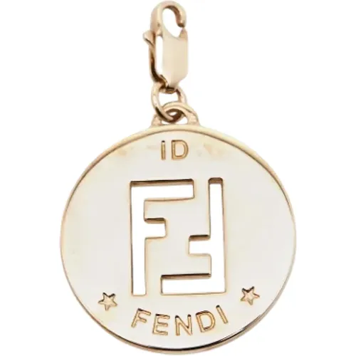 Pre-owned Metal necklaces , female, Sizes: ONE SIZE - Fendi Vintage - Modalova