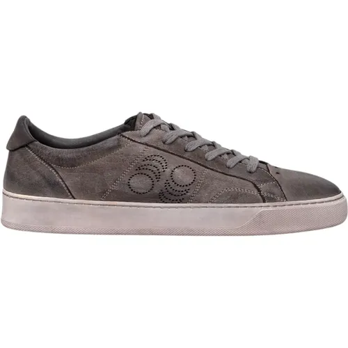 Grey Noos Sneakers for Men , male, Sizes: 11 UK, 7 UK, 9 UK, 8 UK - Pantofola D'Oro - Modalova
