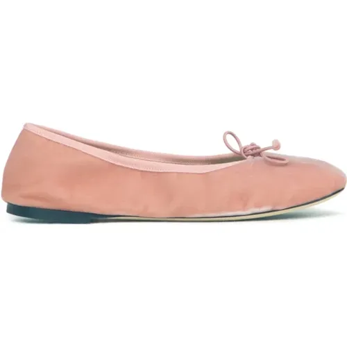 Samt Ballerina Schuhe Ledersohle , Damen, Größe: 40 EU - Prosperine - Modalova