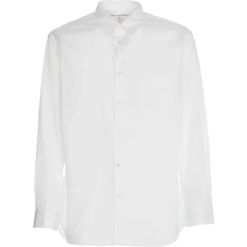 Weißes Baumwollhemd mit Kragen , Herren, Größe: S - Comme des Garçons - Modalova