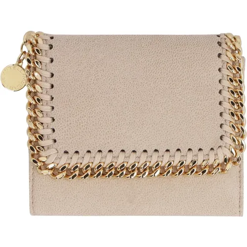 Small Flap Wallet with Snap Button Closure , female, Sizes: ONE SIZE - Stella Mccartney - Modalova