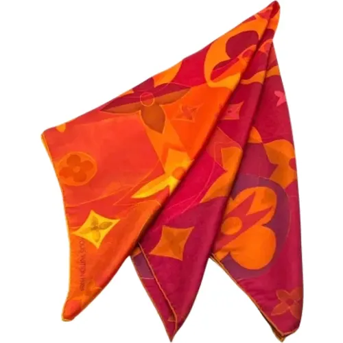 Pre-owned Scarves, female, , Size: ONE SIZE Pre-owned Silk scarves - Louis Vuitton Vintage - Modalova