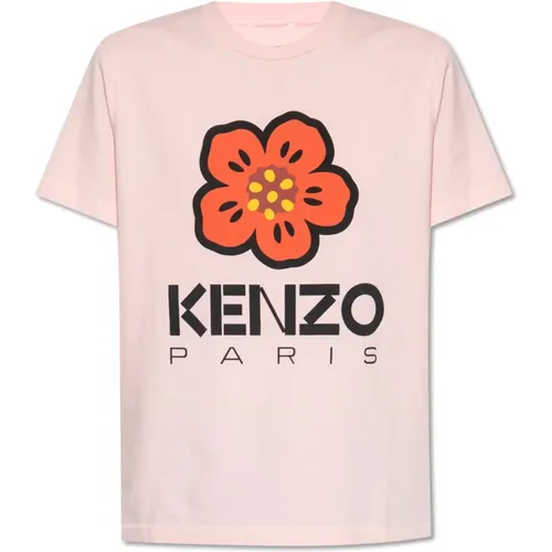 Baumwoll-T-Shirt , Damen, Größe: L - Kenzo - Modalova