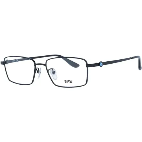 Glasses, male, , Size: ONE SIZE Rectangular Metal Eyeglasses Unisex - BMW - Modalova