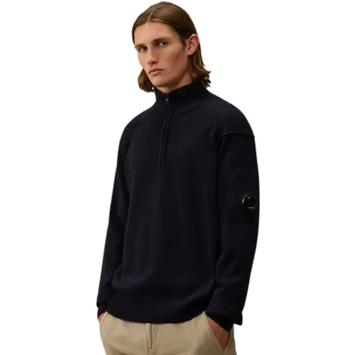 Turtlenecks, male, , Size: 2XL Plain Polo Shirt for Dressing Up - C.P. Company - Modalova