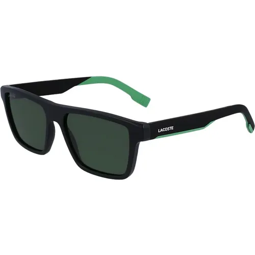 Sonnenbrille Schwarzer Rahmen L998S-002 , Herren, Größe: 55 MM - Lacoste - Modalova