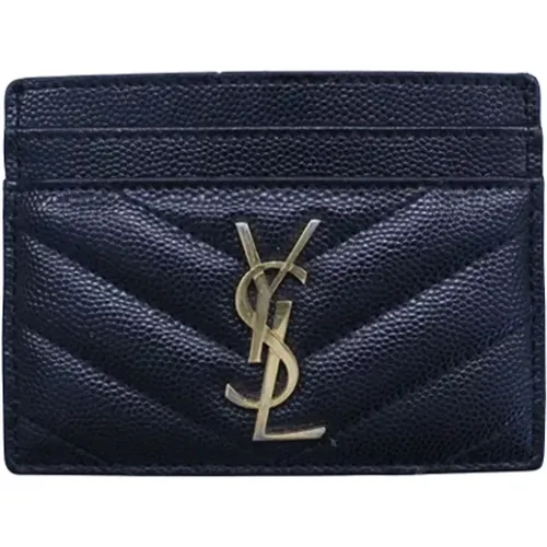 Pre-owned Leather wallets , female, Sizes: ONE SIZE - Yves Saint Laurent Vintage - Modalova