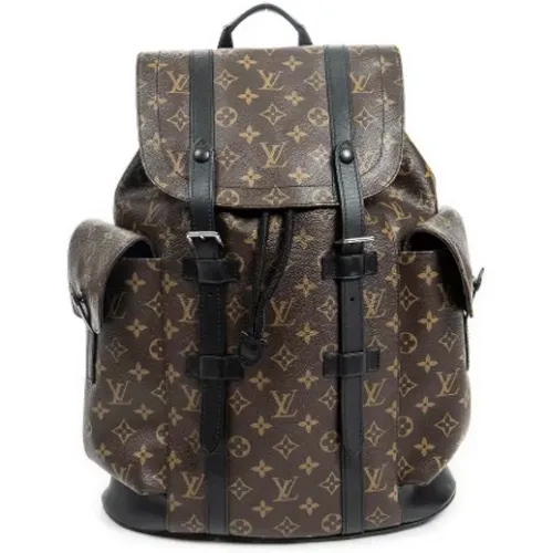 Pre-owned Backpacks, female, , Size: ONE SIZE Pre-owned Canvas backpacks - Louis Vuitton Vintage - Modalova