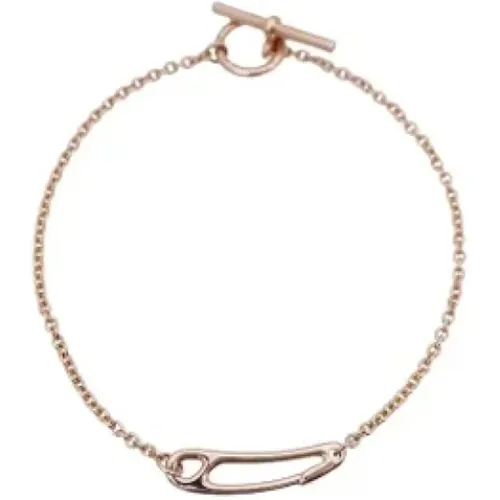 Pre-owned Jewellery, female, , Size: ONE SIZE Pre-owned Rose Gold bracelets - Hermès Vintage - Modalova