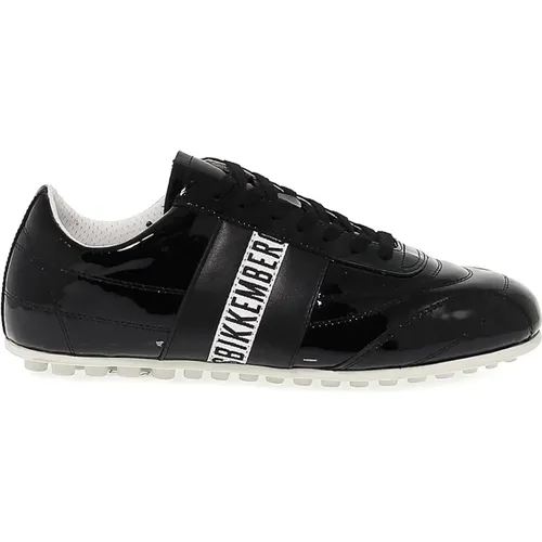 Schwarze Patent Sneakers für Frauen , Damen, Größe: 36 EU - Bikkembergs - Modalova