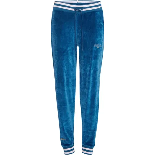 Locker geschnittene gestreifte Sweatpants Ocean , Damen, Größe: XS - Ball - Modalova