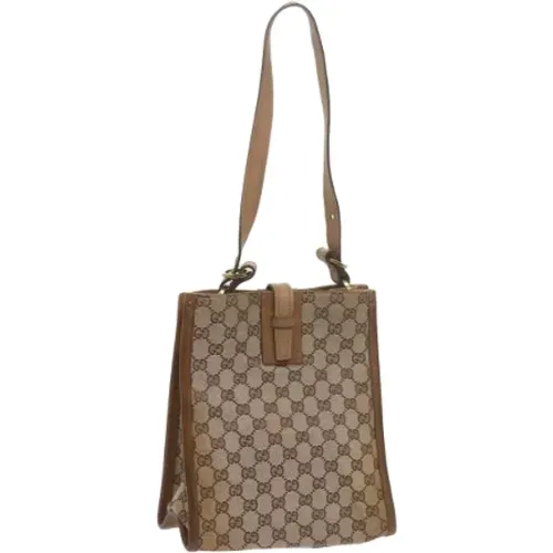 Pre-owned Shoulder Bags, female, , Size: ONE SIZE Pre-owned Canvas gucci-bags - Gucci Vintage - Modalova