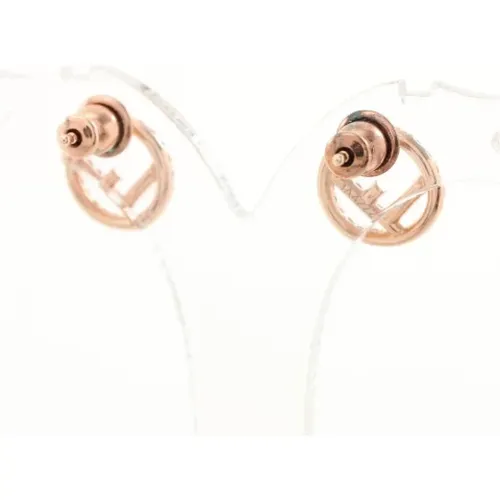 Pre-owned Metal earrings , female, Sizes: ONE SIZE - Fendi Vintage - Modalova