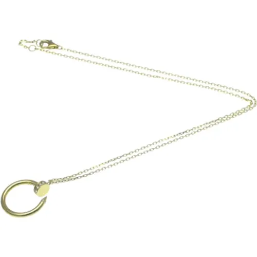 Pre-owned Jewellery, female, , Size: ONE SIZE Pre-owned Gold necklaces - Cartier Vintage - Modalova