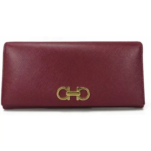 Pre-owned Wallets, female, , Size: ONE SIZE Pre-owned Leather wallets - Salvatore Ferragamo Pre-owned - Modalova