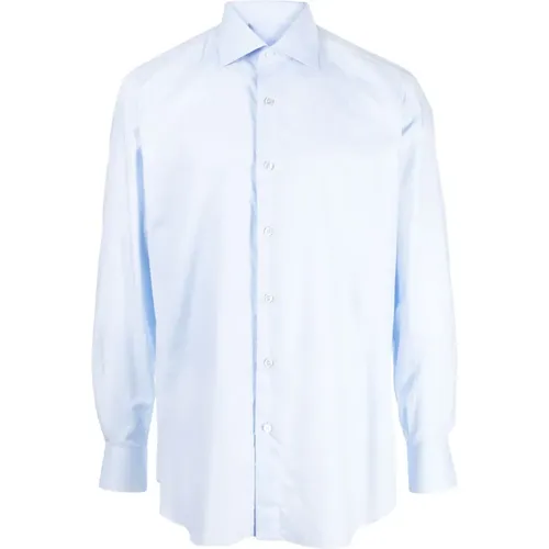 Cotton Shirt Made in Italy , male, Sizes: XL, L, 2XL, 4XL - Brioni - Modalova