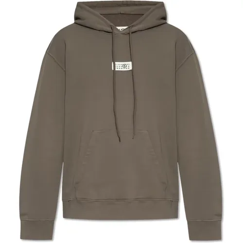 Hoodies, male, , Size: L Hoodie - MM6 Maison Margiela - Modalova