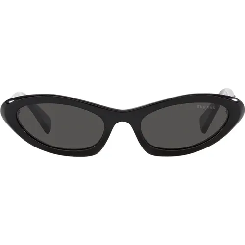 Cat-Eye Sunglasses Glimpse Style , female, Sizes: 54 MM - Miu Miu - Modalova